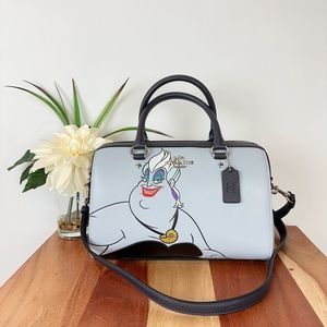 NWT Coach Disney X Coach Rowan Satchel With Ursula Motif